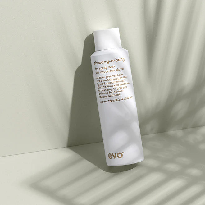 Shebang-a-bang dry spray wax by EVO